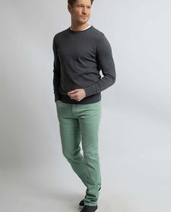 Steppin' Out broek 5-pocket johnson sage | Regular-fit