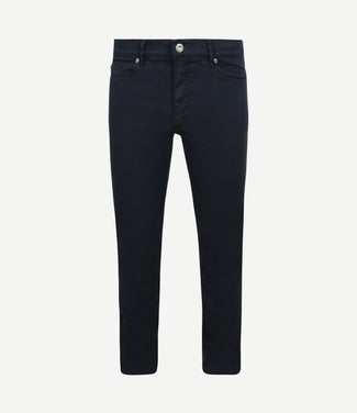 Broek 5-pocket johnson waffle donkerblauw Broek 5-pocket johnson waffle donkerblauw