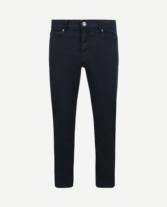 Broek 5-pocket johnson waffle donkerblauw