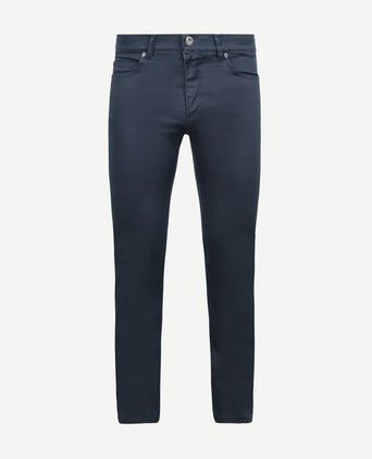 Broek bruno structured donkerblauw