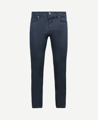 Broek bruno structured donkerblauw