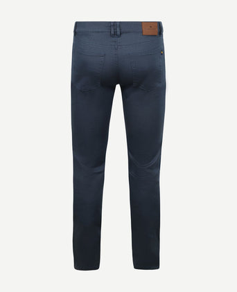 Broek bruno structured donkerblauw