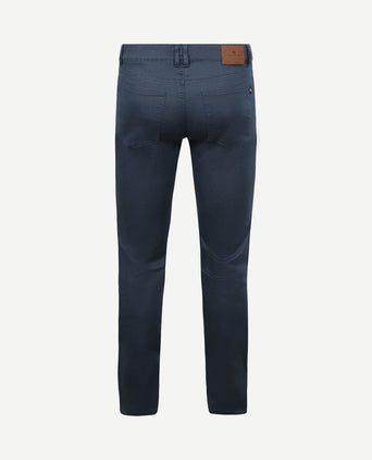 Broek bruno structured donkerblauw