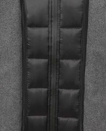 Caban coat wol grijs
