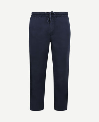 Chicago chino linen donkerblauw