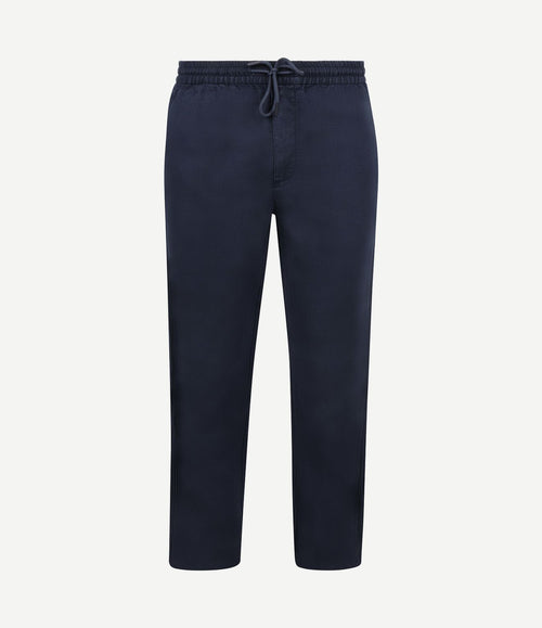 Chicago chino linen donkerblauw