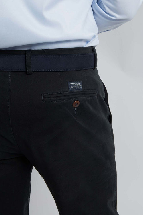 Chino fleming donkerblauw