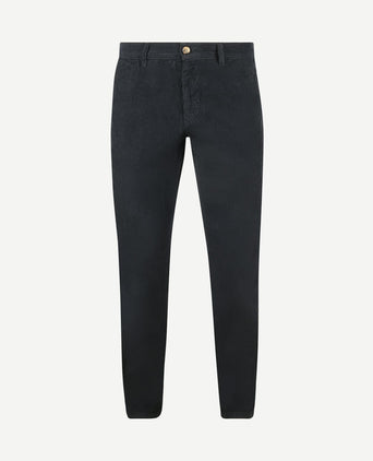 Chino flemm corduroy donkerblauw