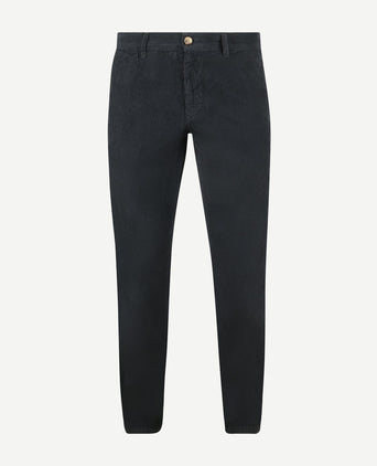 Chino flemm corduroy donkerblauw