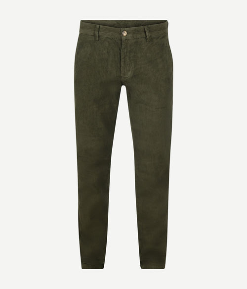 Steppin' Out chino flemm corduroy olive | Regular-fit