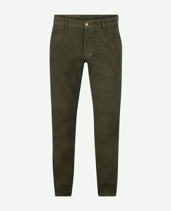 Chino flemm corduroy olive