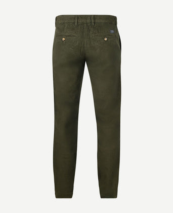 Chino flemm corduroy olive