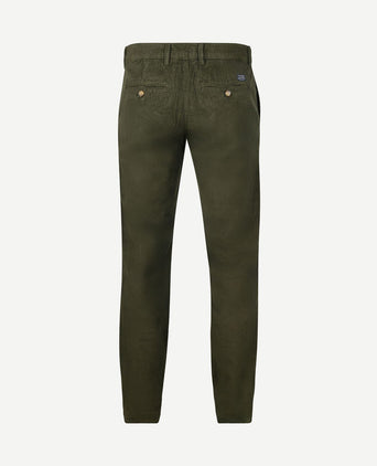 Chino flemm corduroy olive