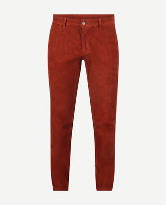 Steppin' Out chino flemm corduroy wine | Regular-fit