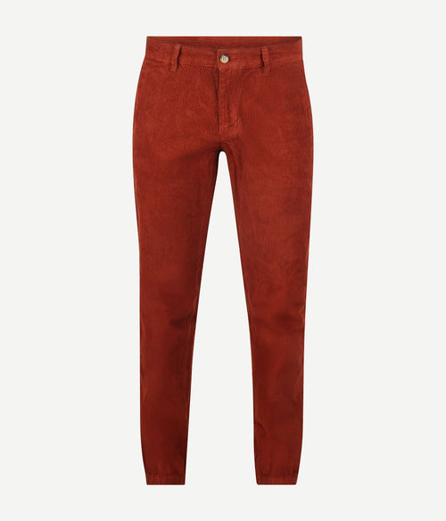 Steppin' Out chino flemm corduroy wine | Regular-fit