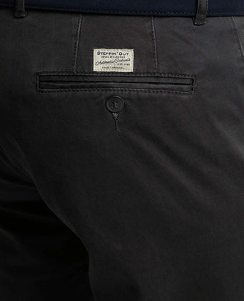 Steppin' Out chino newbury antraciet | Slim-fit
