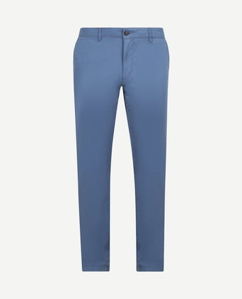Chino newbury light twill blauw