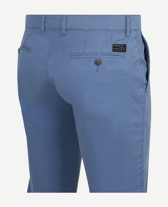 Chino newbury light twill blauw