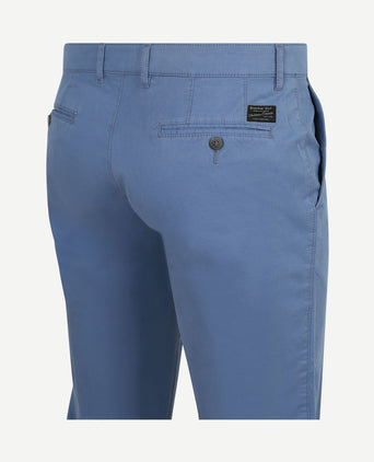 Chino newbury light twill blauw