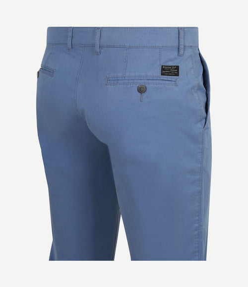 Chino newbury light twill blauw