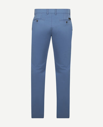 Chino newbury light twill blauw