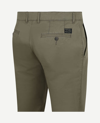 Chino newbury light twill olijfgroen
