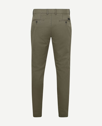 Chino newbury light twill olijfgroen