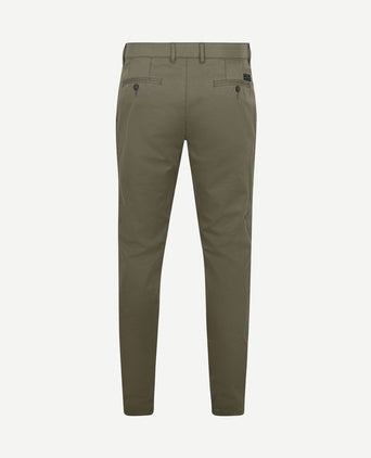 Chino newbury light twill olijfgroen