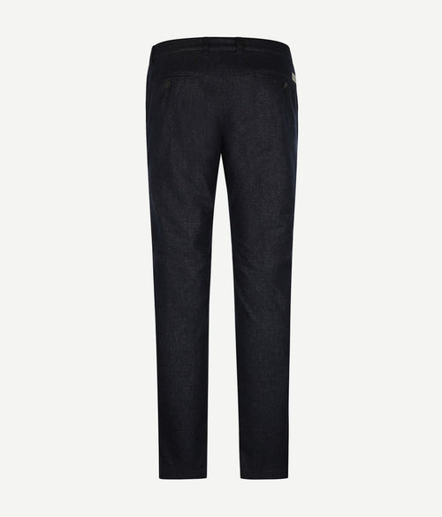 Steppin' Out chino newbury melange donkerblauw | Slim-fit