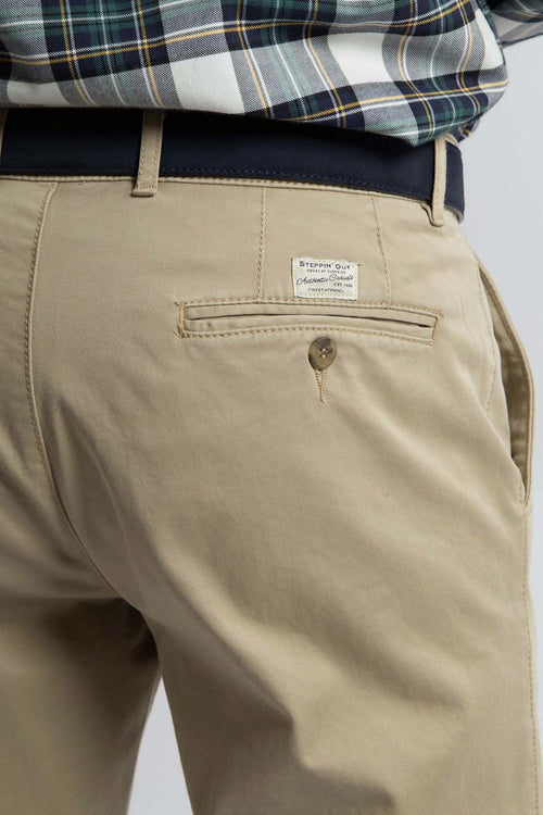 Steppin' Out chino newbury sand | Slim-fit