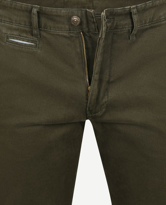 Steppin' Out chino northport dark olive | Slim-fit