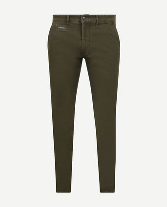 Steppin' Out chino northport dark olive | Slim-fit