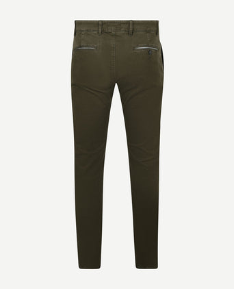 Steppin' Out chino northport dark olive | Slim-fit