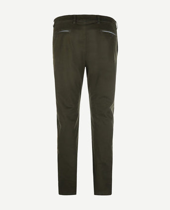 Steppin' Out chino northport dark olive | Slim-fit