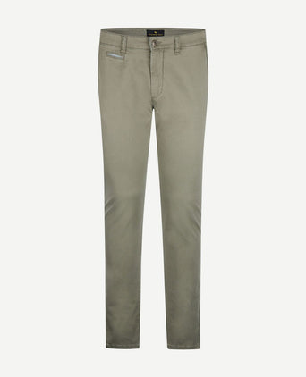Steppin' Out chino northport olijfgroen | Slim-fit