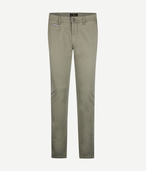 Steppin' Out chino northport olijfgroen | Slim-fit
