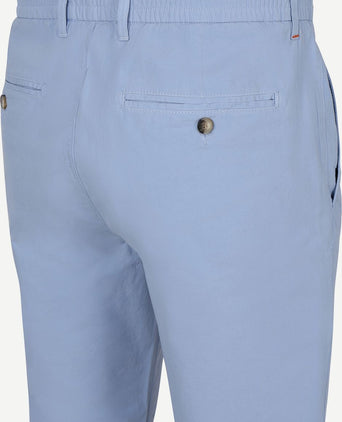 Chino portsmouth poplin lichtblauw
