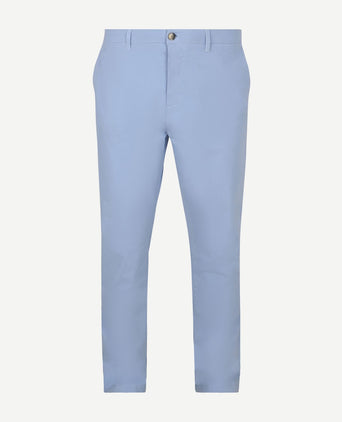 Chino portsmouth poplin lichtblauw