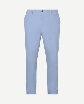 Chino portsmouth poplin lichtblauw