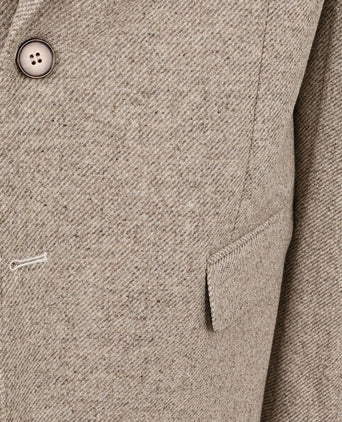 Colbert lamswol tweed beige