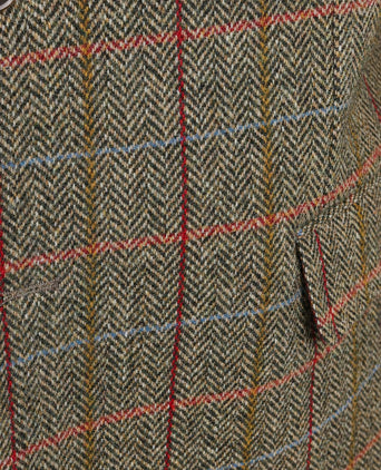 Colbert shetland wool check green