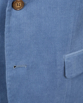Colbert cord blauw