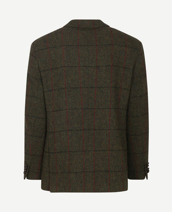 Colbert harris tweed donkergroen
