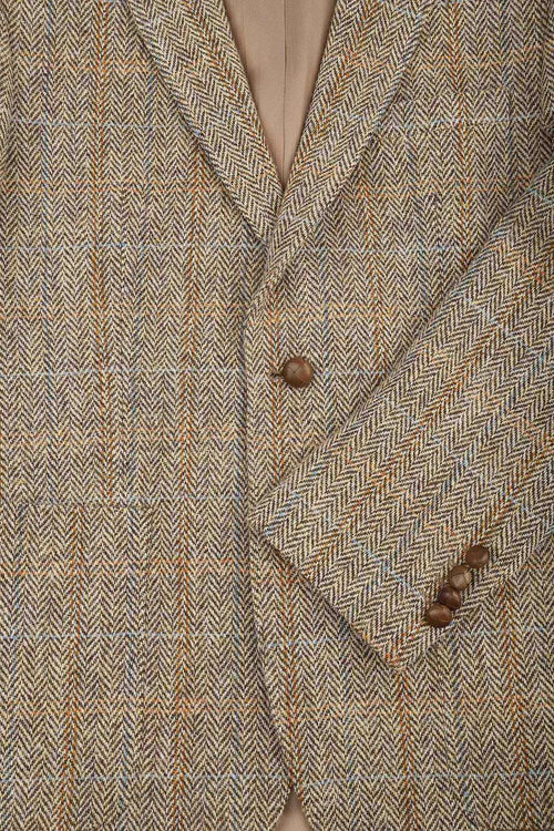 Steppin' Out colbert harris tweed beige | Slim-fit