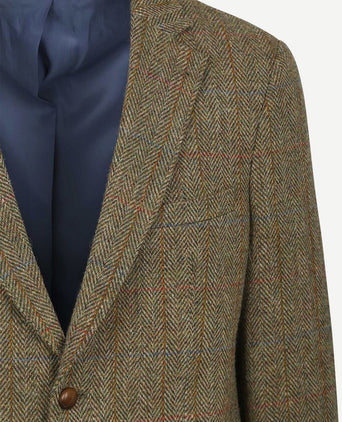 Steppin' Out colbert harris tweed groen | Regular-fit