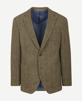 Steppin' Out colbert harris tweed groen | Regular-fit