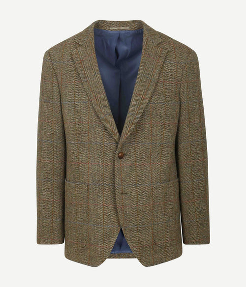 Steppin' Out colbert harris tweed groen | Regular-fit