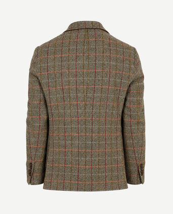 Colbert shetland wool check green