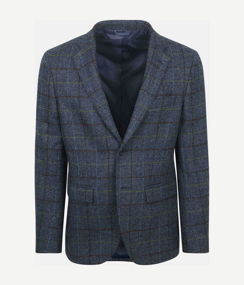 Steppin' Out colbert wol donkerblauw