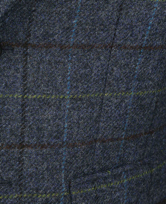 Colbert wol donkerblauw